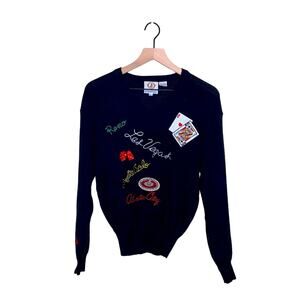 VNTG SIR ROBERTS ORIGINAL vneck sweater XL